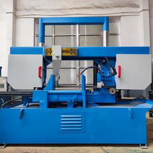 Acier structurel de table de coupe de construction à faible bruit traitant la scie à ruban horizontale pour la coupe en métal - Product Image 4