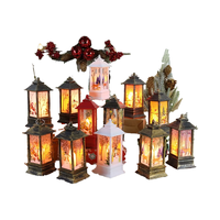Linterna 3D Multicolor con Pilas para Decoración Navideña, Adorno para Árbol de Navidad, Luz de Mesa, Regalos de Navidad