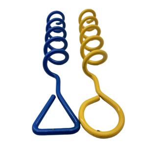 Kit d'ancre au sol en spirale chien attacher des ancres de trampoline piquets balançoire fixé objectif de basket-ball portable crochet de broche de terrain en spirale - Product Image 5