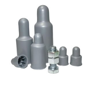PE Polyethylene Anchor Bolt Protective Caps Dome Shape Foundation Bolt Nut Cover For Construction, Made in China - Product Image 1