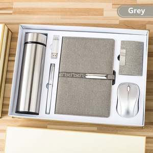 Juego de Regalo Corporativo de Alta Calidad para Hombre: Libreta, Bolígrafo, Taza Térmica, Tarjetero, Memoria USB y Ratón Inalámbrico - Product Image 5