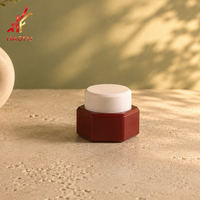 Pots hexagonaux haut de gamme pour gel à ongles avec couvercle, 3g, 5g, 15g, 30g, pour gel de construction, cosmétiques, soins de la peau, échantillons et emballages.
