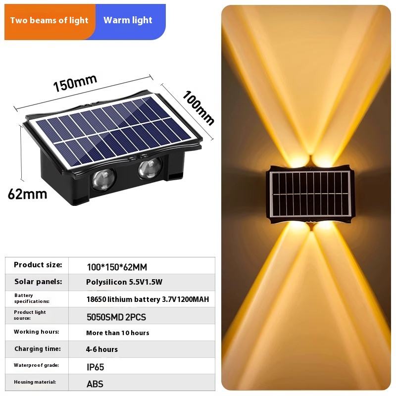 100*150*62mm  Warm light