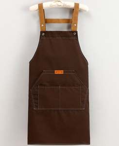 Women <b>Men</b> Waterproof <b>Aprons</b> Kitchen Chef <b>Apron</b> Custom logo <b>Apron</b> for Clean Restaurant - Product Image 4