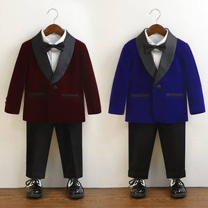 <span class=keywords><strong>Blazer</strong></span> <span class=keywords><strong>de</strong></span> style coréen pour garçons, tenue <span class=keywords><strong>de</strong></span> cérémonie pour enfants pour 1er anniversaire, mariage, garçon d'honneur, performance au piano, costume pour enfants - Product Image 2