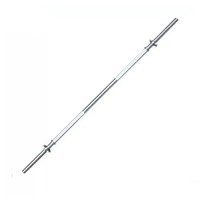 Barre d'haltères standard en acier BLD 20 kg, antidérapante, poids réglable, longueur 2,2 m, chromée, 2 roulements, unisexe, pour salle de sport à domicile, haute performance
