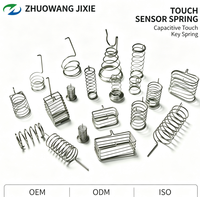 Bouton tactile à ressort pour panneau de circuit imprimé électronique en nickel, prix usine ZW, pour connecteur