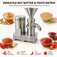 Machine industrielle compacte en acier inoxydable pour la fabrication de beurre de sésame et de cacahuètes / Broyeur de pâte de cacahuètes / Moulin colloïdal