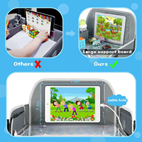 Plateau de voyage portable pour bébé avec support pour tablette, pliable et durable, pour voiture et avion