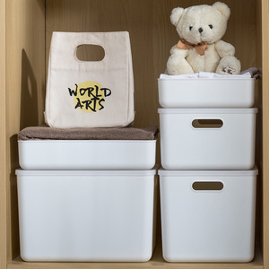 Plastik-Aufbewahrungsbox für Zuhause, <span class=keywords><strong>Mini</strong></span>-Organizer mit Griff, Umweltfreundlich, Langlebig, Leichtgewichtig, Multifunktional für Kleidung - Product Image 1