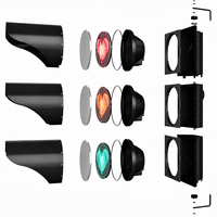 Feu de signalisation LED personnalisé en forme de cœur, haute luminosité, étanche IP65, pour avertissement routier urbain et paysager