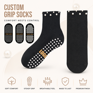 <span class=keywords><strong>Chaussettes</strong></span> de yoga en coton personnalisées Pretty Pilates, <span class=keywords><strong>chaussettes</strong></span> décontractées pour femmes, <span class=keywords><strong>chaussettes</strong></span> de Pilates antidérapantes - Product Image 1