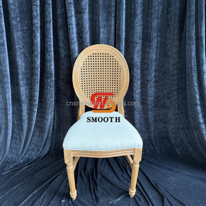 LISSE Design français empilable Antique <span class=keywords><strong>Louis</strong></span> <span class=keywords><strong>chaise</strong></span> tissu siège rotin canne dos <span class=keywords><strong>Louis</strong></span> événement mariage <span class=keywords><strong>chaise</strong></span> de salle à manger - Product Image 4