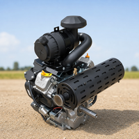 Moteur à essence polyvalent LONCIN LC2V80FD 764CC 18KW V-Twin refroidi par air, démarrage électrique, arbre à clavette 28,575 mm pour bateau