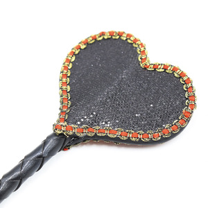 Jouets SM pour adultes, fouet rouge en dentelle en forme de cœur pour claquer les mains, jouets sexuels pour couples, outils BDSM alternatifs - Product Image 3
