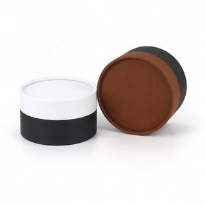 Custom Recyclable Eco-Friendly Cylindrical Food Packaging <b>Box</b> for Snacks Bread <b>Cake</b> & Cookies-Kraft Paper Custom Color - Product Image 2