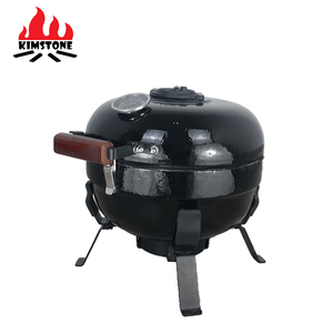 Ahumador de Cerámica para Barbacoa Kimstone 2025 <span class=keywords><strong>con</strong></span> Acabado Brillante, Forma Especial, 12 Pulgadas, Color Carbón, para Exteriores - Product Image 2