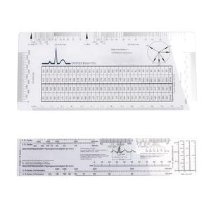 Regla ECG MediRuler MK07-459A, Regla Médica Multifuncional Transparente para Hospitales y Clínicas con Medición de Ángulos - Product Image 5