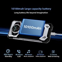 Smartphone Robusto Doogee S200 5G Android 10100mAh Ultra Larga Espera Resistente al Agua y a las Caídas con Sistema Operativo en Inglés