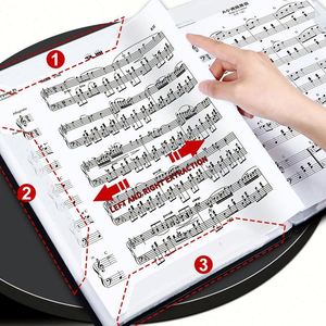 Entrega Rápida, Libro de Datos A4 de Plástico para Negocios, Creativo, Multicapa, 40/60 Páginas, Impresión Serigráfica, para Estudiantes, Profesores, Música, Piano - Product Image 5