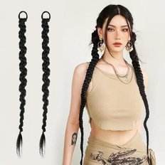 Balong danggi ผมคนเวียดนาม8นิ้วคลื่นธรรมชาติหยิกหยิกม้วนเดียวยาวบางส่วน - Product Image 1