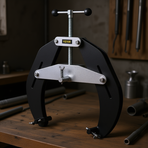 Serre-tube Vevor 5-12 pouces, type vis, acier noir, pour alignement de tuyaux - Product Image 2