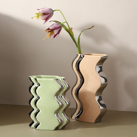 Style mi-ancien haut de gamme Vase en céramique Pot Antique décor à la maison salon entrée meuble TV armoire à vin en gros créatif