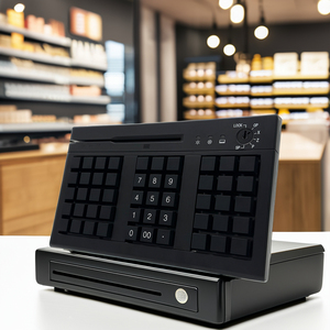 KB50MS/D 50-kunci Keyboard <span class=keywords><strong>USB</strong></span> dapat diprogram, pembaca kartu strip magnetik untuk sistem POS kualitas tinggi - Product Image 2