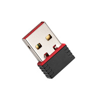 Adaptador WiFi USB 2.0 Compacto para Oficina en Casa, 150Mbps, 2.4GHz, para Laptop y Computadora de Escritorio, Tarjeta de Red RTL8188FTV