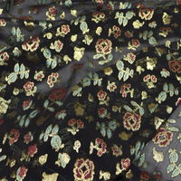 Petite fleur Jacquard soie impression numérique en mousseline de soie robe été cadeau haut femmes Offre Spéciale en gros