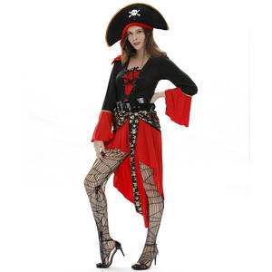 Medeival Renaissance Fortune Teller mujeres capitán Cosplay vestido de lujo <span class=keywords><strong>Cruel</strong></span> Seas capitán disfraz de Halloween - Product Image 2