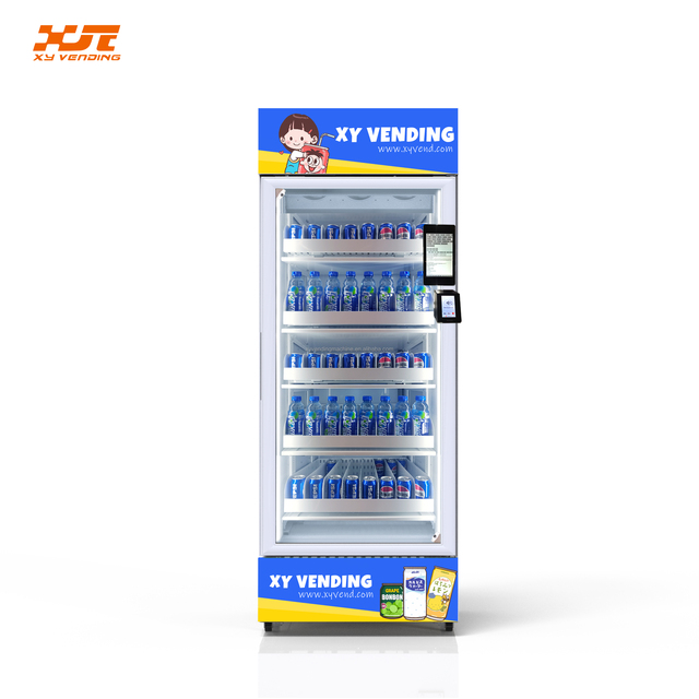 AI Smart Fridge Snack and Drink Vending Machine Combo Cold Beverage Vending Machine 540L Customized