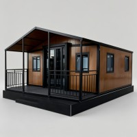 Maison conteneur modulaire extensible de 40 pieds pour unité de camping touristique
