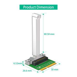 M.2 NGFF NVMe SSD/B + M Key SATA <span class=keywords><strong>Bus</strong></span> SSD Để Mini <span class=keywords><strong>PCI</strong></span>-E Adapter (Cài Đặt Thẳng Đứng) cho 2280 Loại SSD - Product Image 5