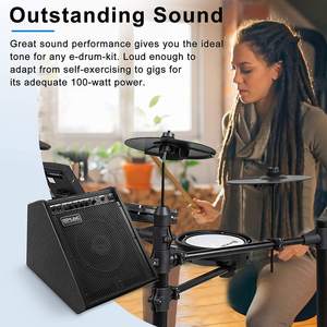 Accessoires musicaux, amplificateur de monitoring personnel 100W pour percussions, batterie électronique avec entrée USB, égaliseur 3 bandes - Product Image 6