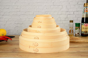 Cesta de bambu natural redonda, ecológica, de bambu, mini cesta de bambu, espremedor