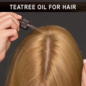 Huile essentielle d'arbre à thé, huile pure naturelle pour le visage, les cheveux, la peau, le cuir chevelu, les pieds et les ongles - Product Image 5