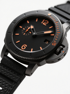 Antik erkek tam otomatik mekanik saat su geçirmez aydınlık 20mm lüks moda taç dijital ekran ile Charm - Product Image 4