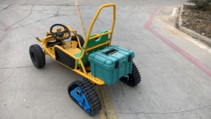 ยางรถโกคาร์ทสำหรับเด็กระบบสามเหลี่ยมและล้อยางล้อยางติดตามช่วงล่าง - Product Image 2