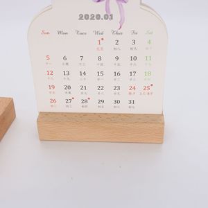 Expositor de Tarjetas de Regalo de Madera Maciza Personalizado para Bodas, Base de Madera Pulida con Bandeja Art Deco, Soporta Múltiples Tarjetas - Product Image 3