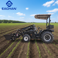 Tracteur haute performance 4 roues motrices 80 CV CE EPA Euro 5 pour travaux de jardinage, travaux de construction, aménagement paysager, tracteur diesel hydraulique