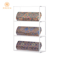 Étui à lunettes en PU avec logo personnalisé, boîte à lunettes portable avec motif de carreaux Azulejo portugais