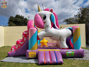 Château gonflable de <span class=keywords><strong>haute</strong></span> qualité de la marque Nova, château gonflable à thème avec toboggan, trampoline, PVC de qualité commerciale, installation facile - Product Image 4