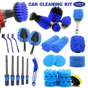 27-delige draagbare elektrische boorborstel voor autoverzorging, washandschoenen, luchtuitlaat - Product Image 2