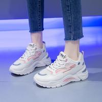 Chaussures pour femmes printemps 2025 nouvelles chaussures pour femmes maille respirant Version coréenne tout-match décontracté couleur-blocage baskets