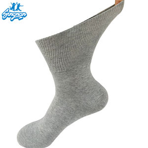 جودة عالية بالجملة مخصص لون صلب سوبر واسعة الجوارب الرجالية للسكّريّ واسعة جدا وذمة مخصصة - Product Image 4