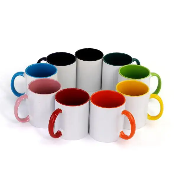 Y Wholesale Product Personalised 11oz Porcelain White Sublimation Blank Ceramic Cup Coffee Mug To Sublimate