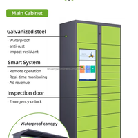 Boîte de livraison intelligente pour colis en extérieur avec serrure électronique pour appartement, campus, casier de stockage pour livraison autonome