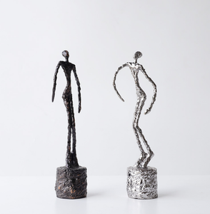 Statue de <span class=keywords><strong>luxe</strong></span> moderne pour la maison, ornements abstraits en métal de style féminin, directement de l'usine, nouveauté - Product Image 3