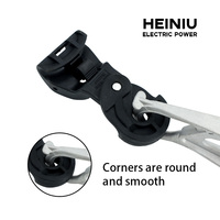 Serre-câbles de suspension en alliage d'aluminium poli série PA avec collier en acier inoxydable pour applications minières (métrique)